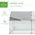 Walk-In Poultry Run with Roof Cover – 5.7 × 2.8m