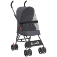 Compact Folding Pet Stroller – Dark Grey, 4kg
