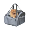 Folding Soft-Sided Pet Carrier – Grey, 41cm
