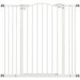 Adjustable Dog Gate – White, 94cm High, 74–100cm