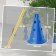 Four-Jump Dog Agility Set with Carry Bag – Blue and Yellow