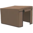 Water-Resistant Rabbit Hutch Cover – Brown, 43 × 52cm