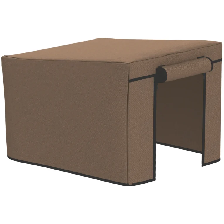 Water-Resistant Rabbit Hutch Cover – Brown, 43 × 52cm