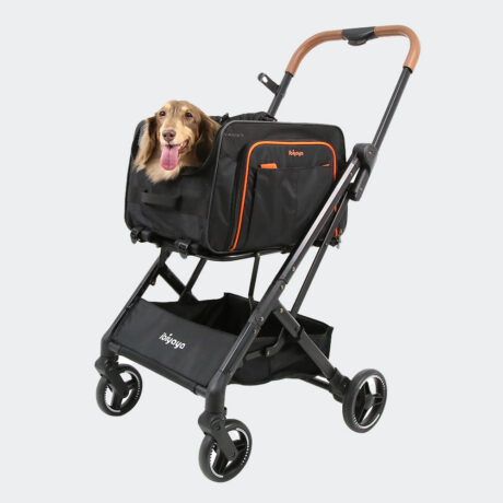 Ibiyaya JetPaw 3-in-1 dog stroller with removable pet backpack