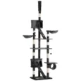 Adjustable Cat Tree 240-260cm – Dark grey