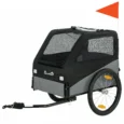 Dog Bicycle Trailer with 20-Inch Wheels – Grey, 20kg Capacity