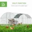 Walk-In Poultry Run with Roof Cover – 5.7 × 2.8m