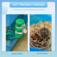 Five-Level Hamster Habitat with Full Tunnel Loop – Blue, 47 × 30 × 59cm