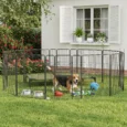 Heavy Duty Puppy Playpen 12 Panels – Grey