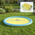 Dog Splash Pad Pet Bath Pool Outdoor Water Game – Blue, Yellow