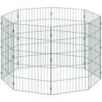 8-Panel Pet Playpen Medium Dogs Indoor Outdoor 80cm – Green