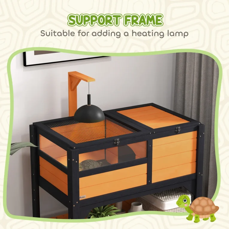 Tortoise House 84L x 51W x 103Hcm – Yellow and black Tortoise House 84L x 51W x 103Hcm – Yellow and black
