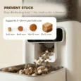 4.5L WiFi Automatic Cat Feeder with Stainless Steel Bowl – White