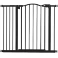 Adjustable Dog Gate – Black, 78cm High, 74–80 or 87–94cm