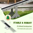 Wooden Dog Agility Seesaw – White, 180cm