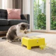3-in-1 Interactive Cat Toy Rechargeable Indoor Mouse – Yellow, White