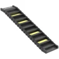 Folding Dog Access Ramp with Ten Grip Sections – Black, 154cm