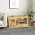 Hamster Cage 100W x 50D x 50Hcm – Natural wood finish