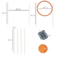 Dog Agility Set with Hurdle, Ring and Weave Poles