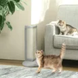Corner Cat Scratching Post with Sisal Pad – Grey, 56cm