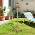 Wooden Garden Bird Table with Pitched Roof – 153cm