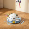 Interactive Cat Toy with Butterfly and Feather Features