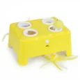 3-in-1 Interactive Cat Toy Rechargeable Indoor Mouse – Yellow, White