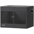 OSB Reptile Terrarium with Lockable Glass Doors – Black, 60cm