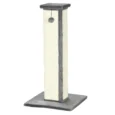 Tall Sisal Cat Scratching Column with Toy – Grey, 81cm