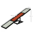 Wooden Dog Agility Seesaw – Black, 180cm
