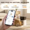 Wi-Fi Pet Feeder with Camera and Two-Way Audio – White, 4L