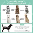 Raised Dog Bed with Canopy – Light Grey, 106 × 76cm