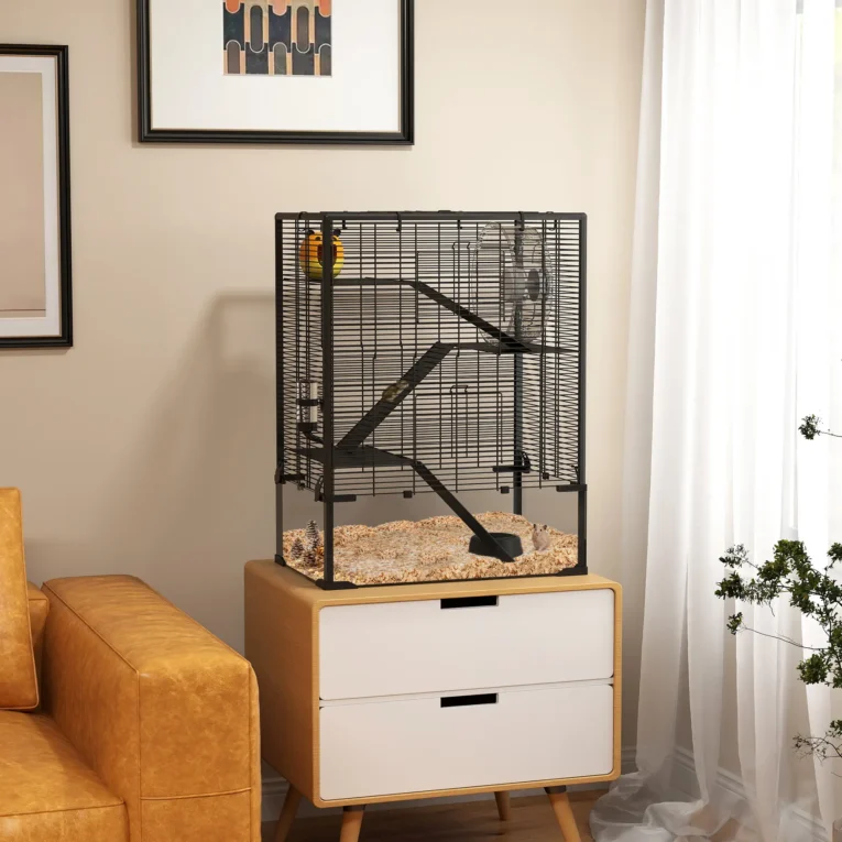 Hamster tank 60L x 40W x 80Hcm – Black