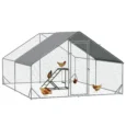 Chicken Run with Activity Shelf – 3 × 4m