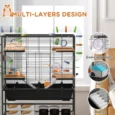 Large Hamster Cage with Tubes and Ramps – Multicoloured
