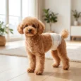 Dog Nappies Male S 30-48cm Waist – White