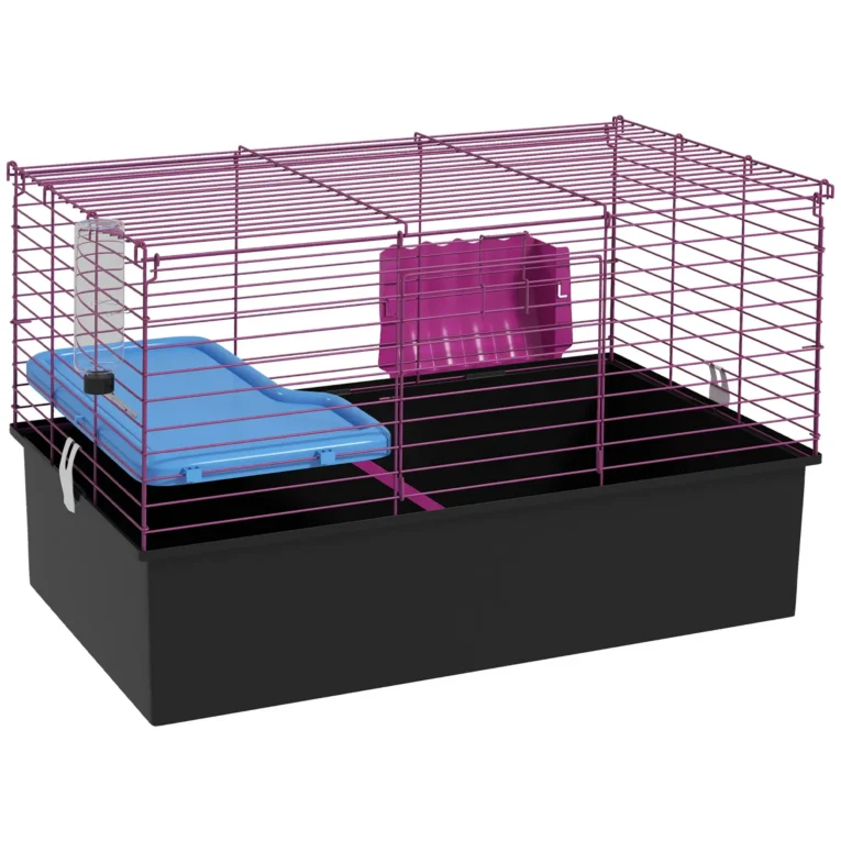 Small-Pet Habitat with Ramp 71x46cm – Black Small-Pet Habitat with Ramp 71x46cm – Black