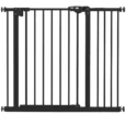 Adjustable Metal Dog Gate 74-94cm – Black