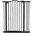 Adjustable Dog Gate – Black, 94cm High, 74–87cm