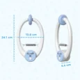 Rechargeable Hanging Mouse Cat Toy Set – White and Blue