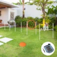 Dog Agility Set with Hurdle, Ring and Weave Poles