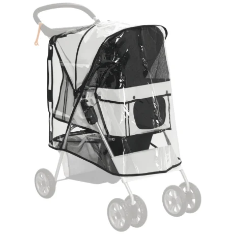 Transparent Pet Stroller Cover for D00-041 and D00-058