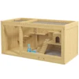 Hamster Cage 100W x 50D x 50Hcm – Natural wood finish
