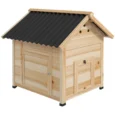 Wooden Duck House with Opening Roof and Removable Floor – Natural